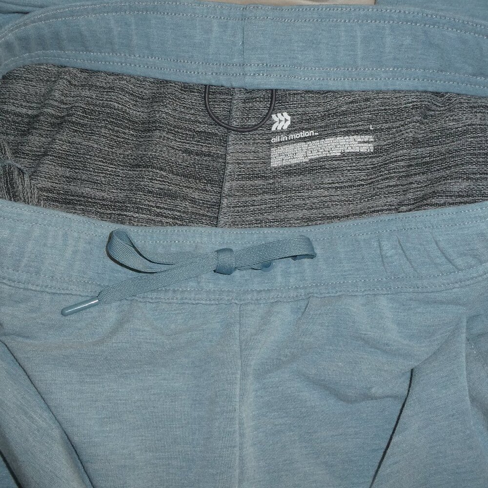 All In Motion Women’s Size Large Sweatpants Heather Blue - Picture 7 of 11